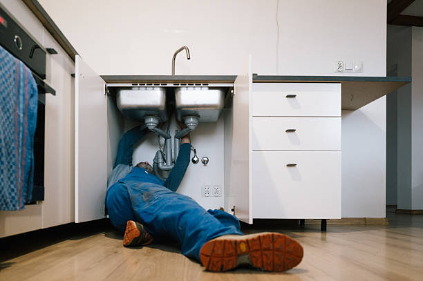 Professional Drain Cleaning technician working in Garrettsville, OH